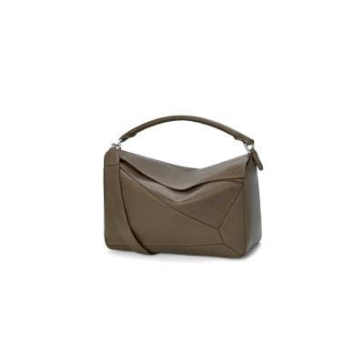 LOEWE LARGE PUZZLE BAG IN SUPPLE GRAINED CALFSKIN B510PNLX01 (33*21.5*14.7cm)